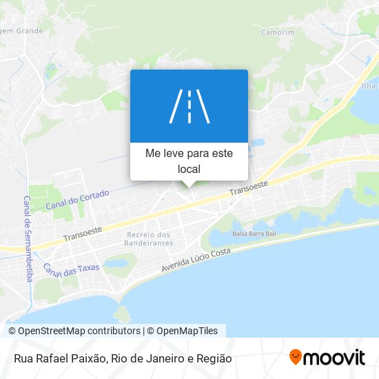 Rua Rafael Paixão mapa