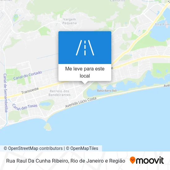 Rua Raul Da Cunha Ribeiro mapa