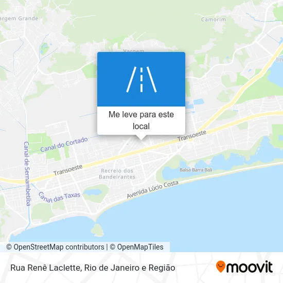 Rua Renê Laclette mapa
