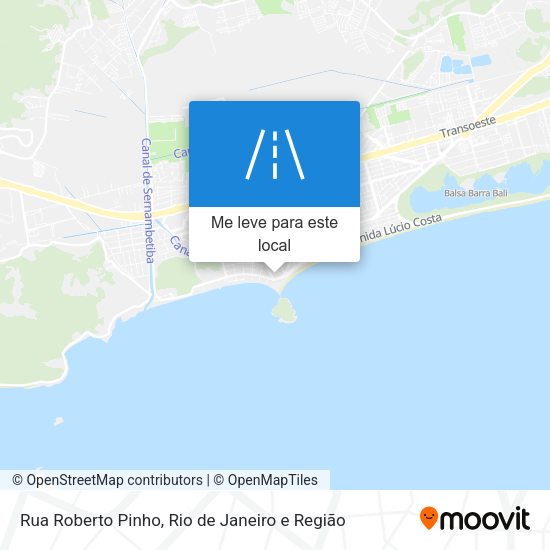 Rua Roberto Pinho mapa