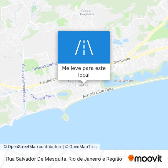 Rua Salvador De Mesquita mapa