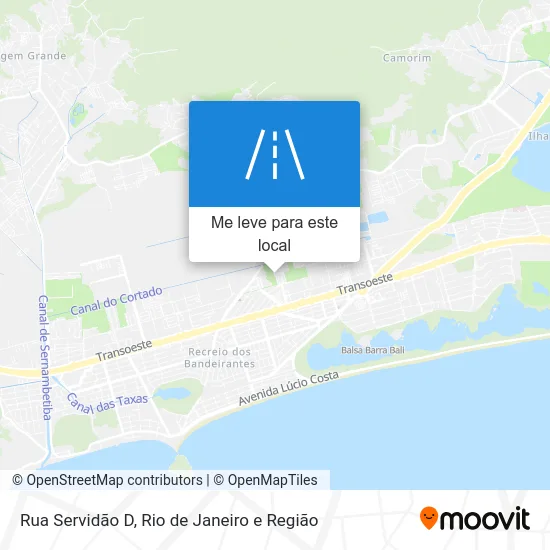 Rua Servidão D mapa