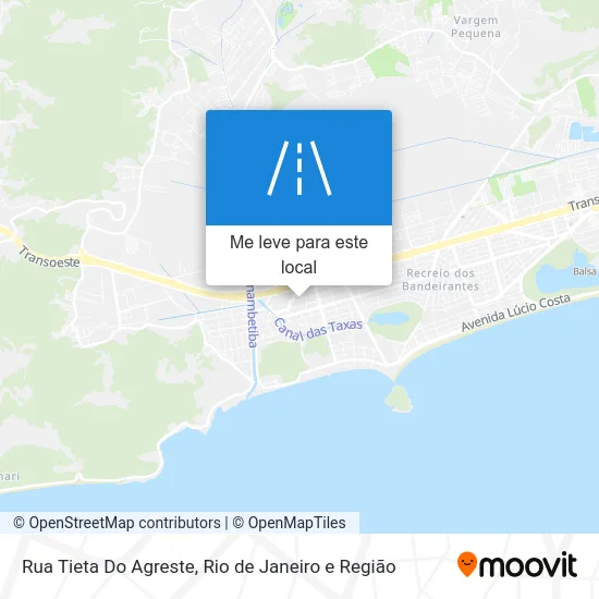 Rua Tieta Do Agreste mapa