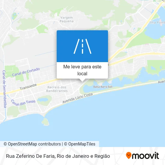 Rua Zeferino De Faria mapa