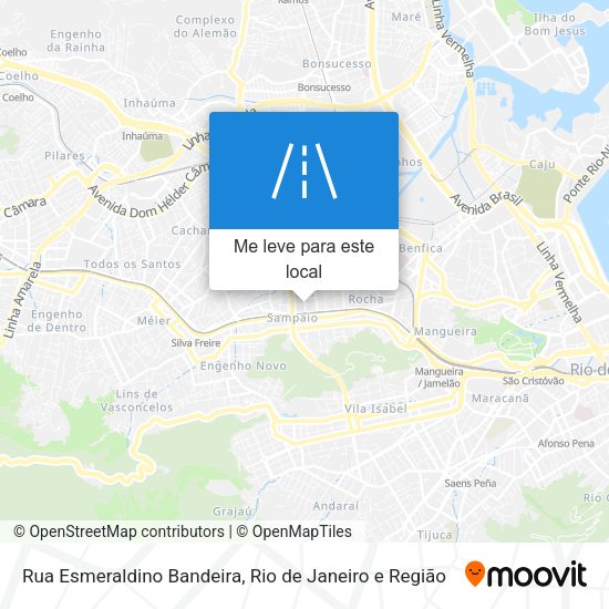 Rua Esmeraldino Bandeira mapa