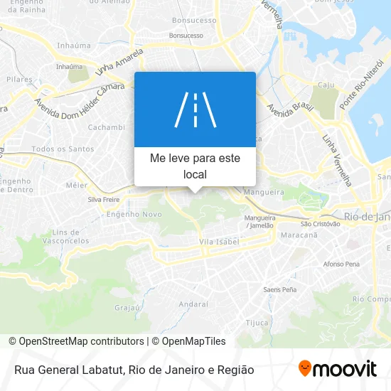 Rua General Labatut mapa
