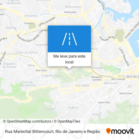 Rua Marechal Bittencourt mapa