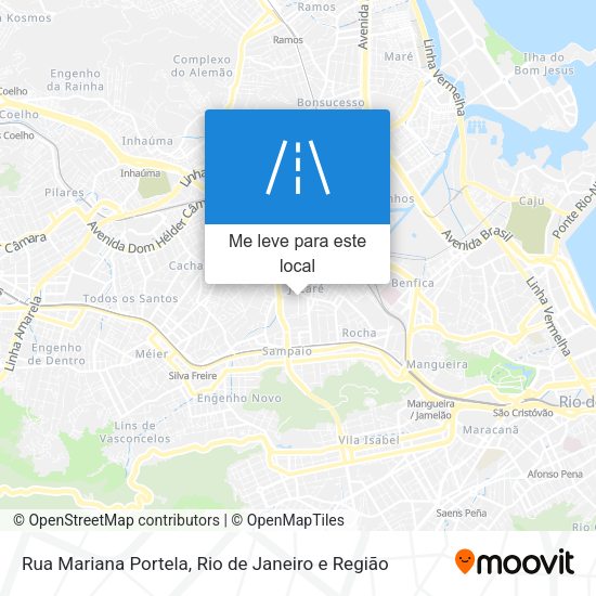 Rua Mariana Portela mapa