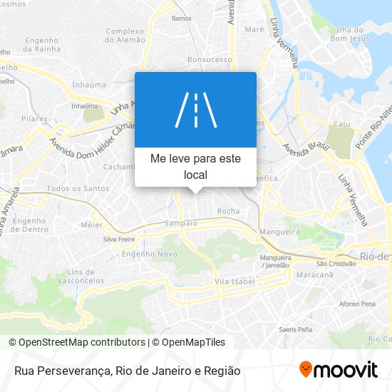 Rua Perseverança mapa