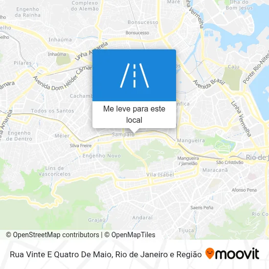 Rua Vinte E Quatro De Maio mapa