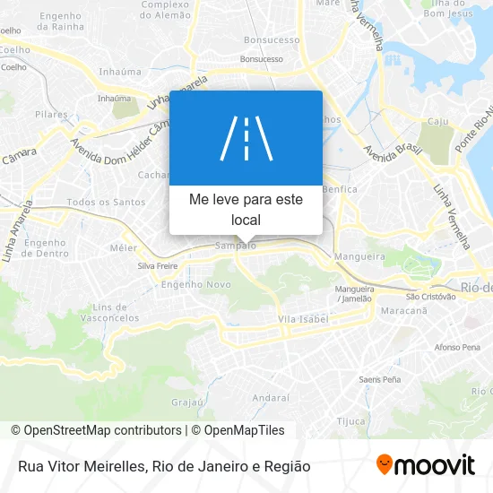 Rua Vitor Meirelles mapa
