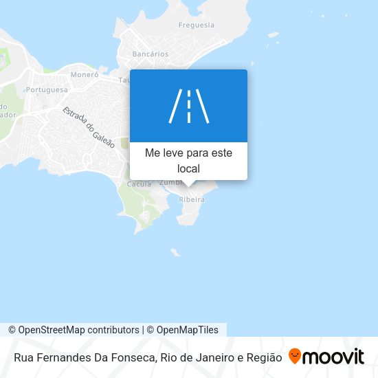 Rua Fernandes Da Fonseca mapa