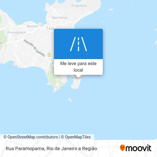 Rua Paramopama mapa
