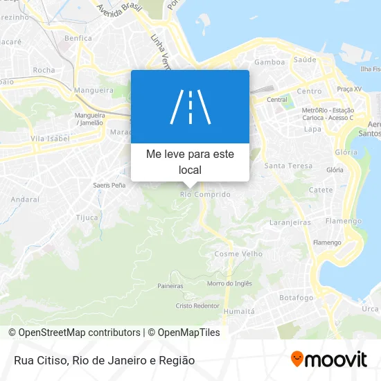 Rua Citiso mapa