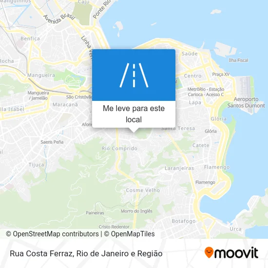 Rua Costa Ferraz mapa