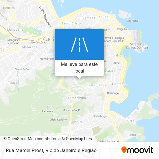 Rua Marcel Prost mapa