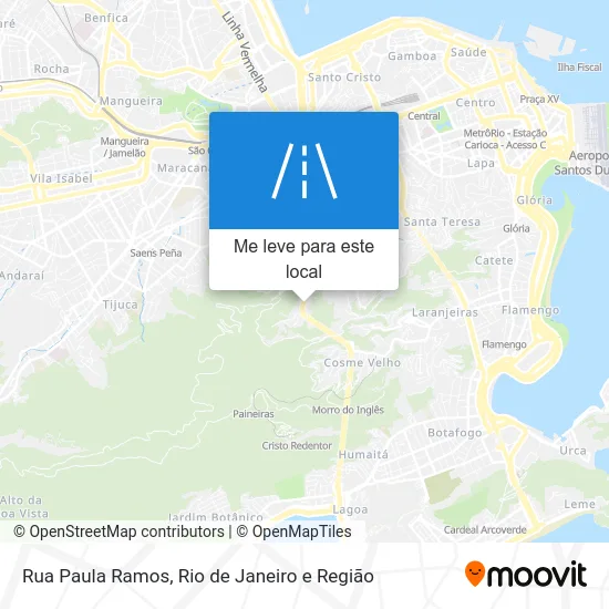 Rua Paula Ramos mapa