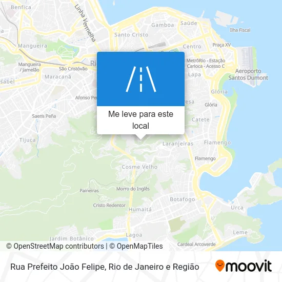 Rua Prefeito João Felipe mapa