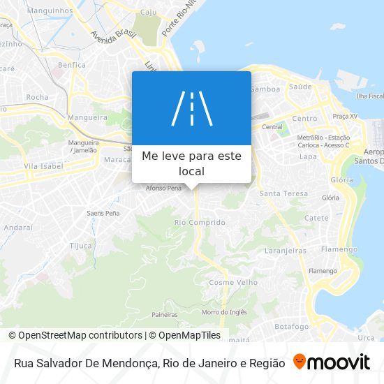 Rua Salvador De Mendonça mapa