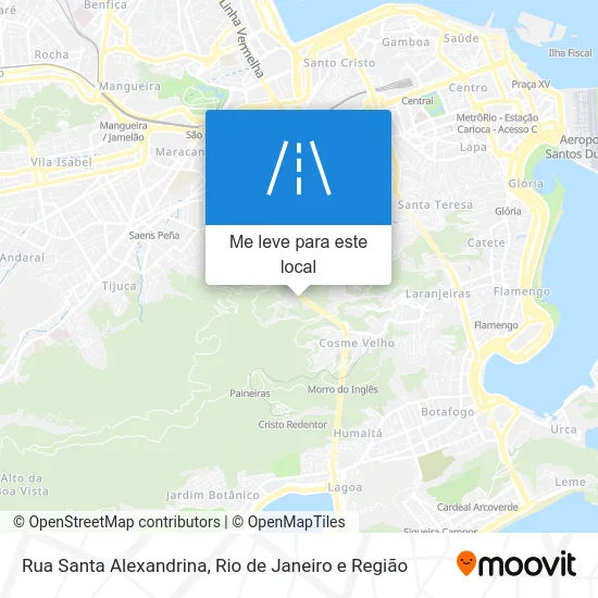 Rua Santa Alexandrina mapa