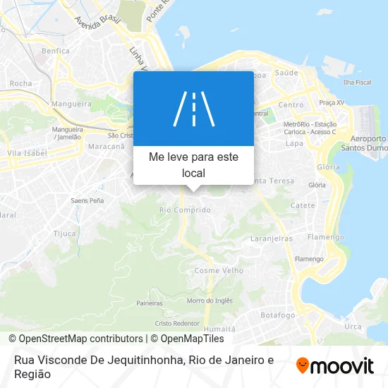 Rua Visconde De Jequitinhonha mapa