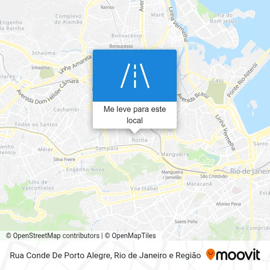 Rua Conde De Porto Alegre mapa