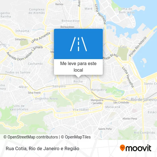 Rua Cotia mapa