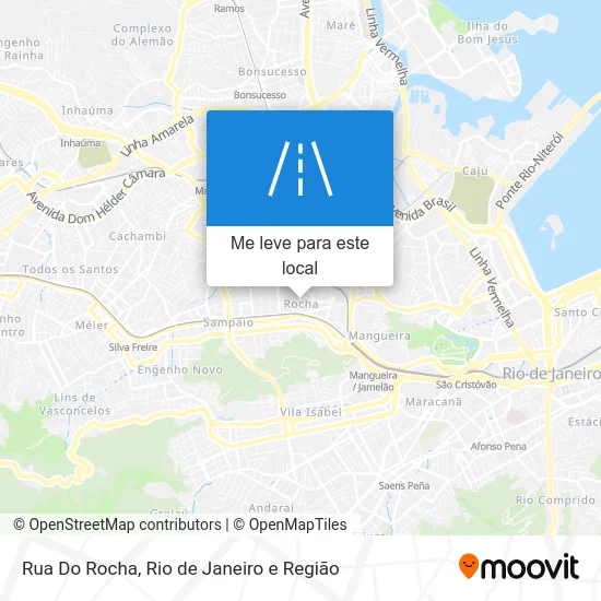 Rua Do Rocha mapa