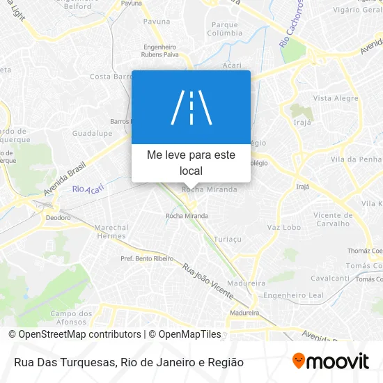 Rua Das Turquesas mapa