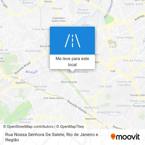 Rua Nossa Senhora De Salete mapa