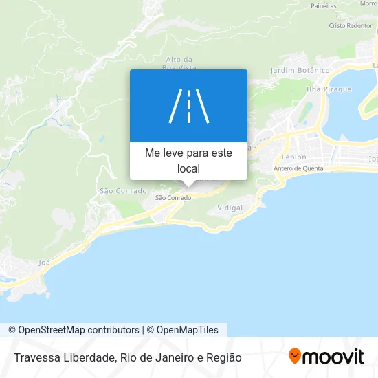 Travessa Liberdade mapa