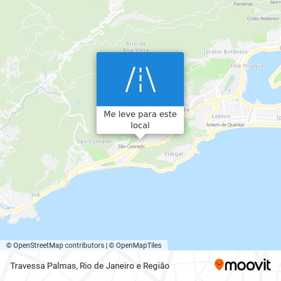 Travessa Palmas mapa