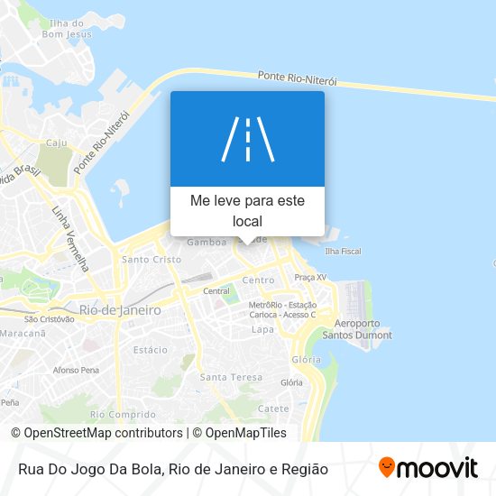 Rua Do Jogo Da Bola mapa