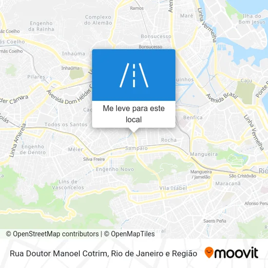Rua Doutor Manoel Cotrim mapa