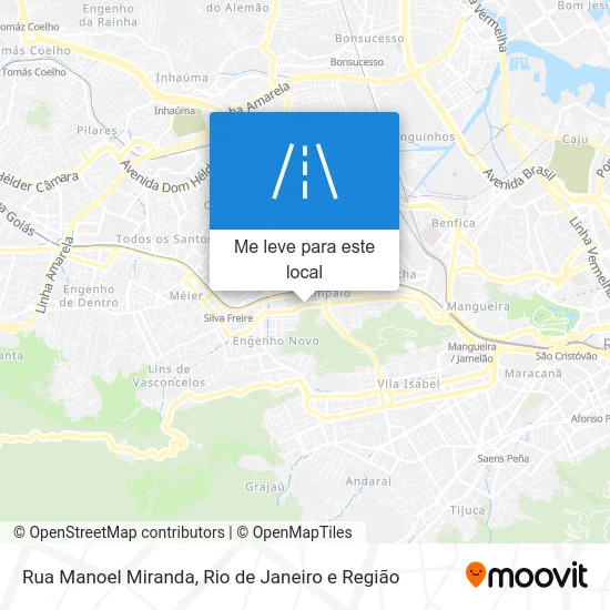 Rua Manoel Miranda mapa