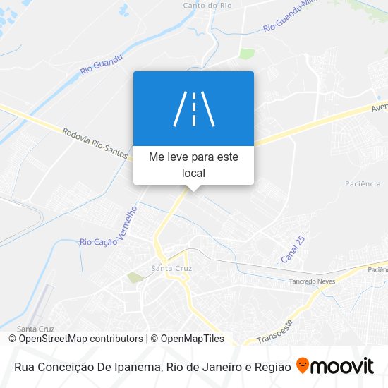Rua Conceição De Ipanema mapa