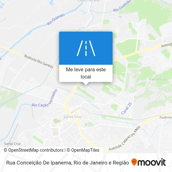 Rua Conceição De Ipanema mapa