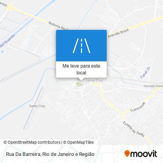 Rua Da Barreira mapa