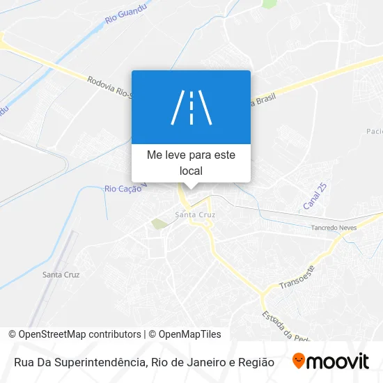 Rua Da Superintendência mapa