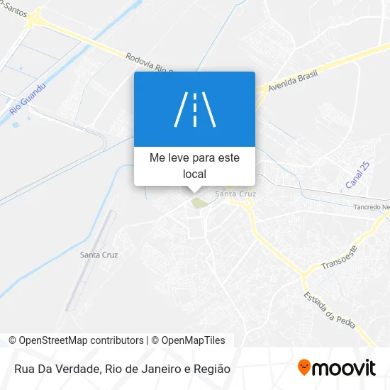 Rua Da Verdade mapa