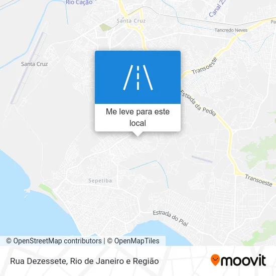 Rua Dezessete mapa