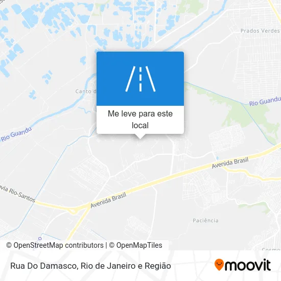 Rua Do Damasco mapa