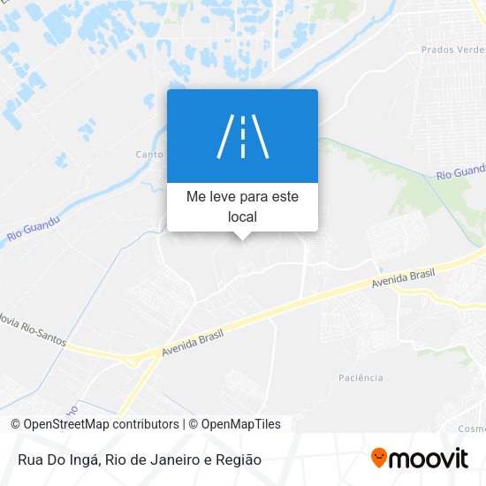 Rua Do Ingá mapa