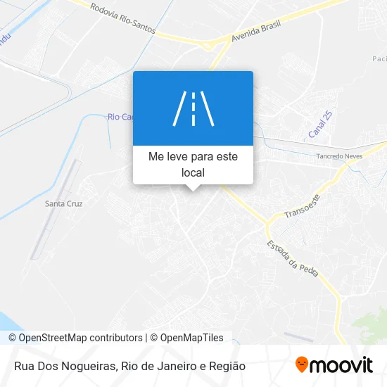 Rua Dos Nogueiras mapa