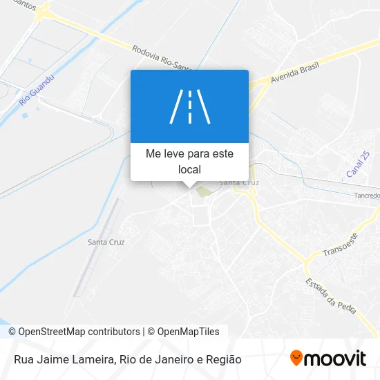 Rua Jaime Lameira mapa