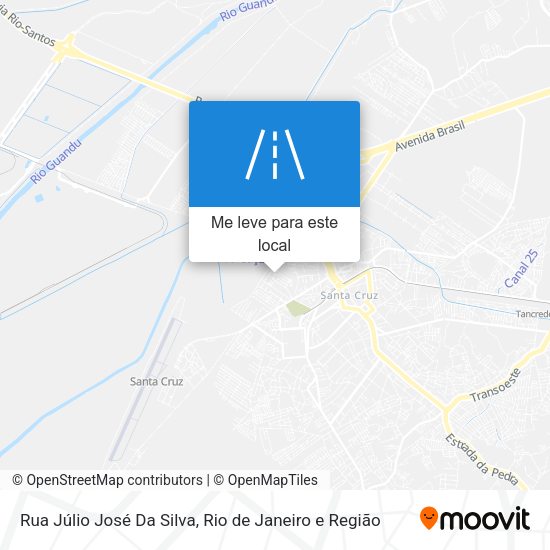 Rua Júlio José Da Silva mapa