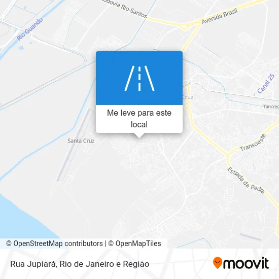 Rua Jupiará mapa
