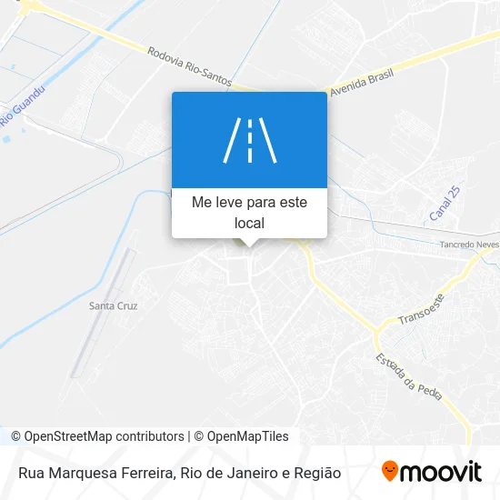 Rua Marquesa Ferreira mapa