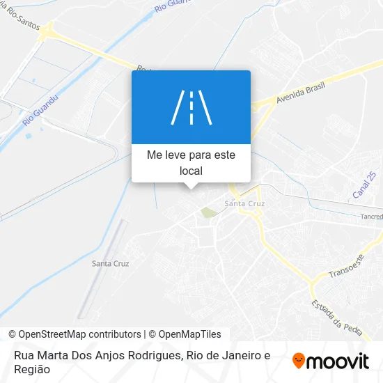 Rua Marta Dos Anjos Rodrigues mapa