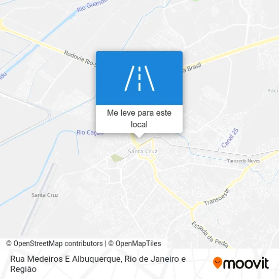 Rua Medeiros E Albuquerque mapa